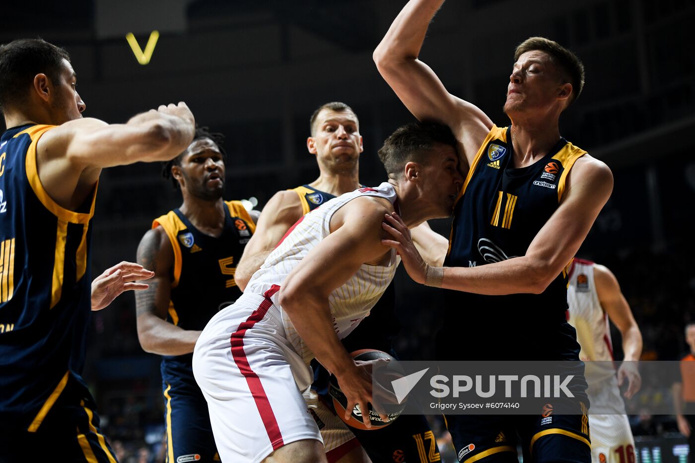 Russia Basketball Euroleague Khimki - Olimpia