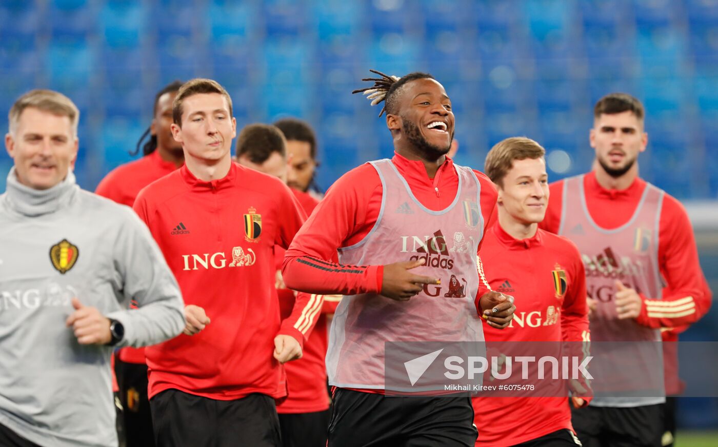 Russia Soccer Euro 2020 Belgium Training Session