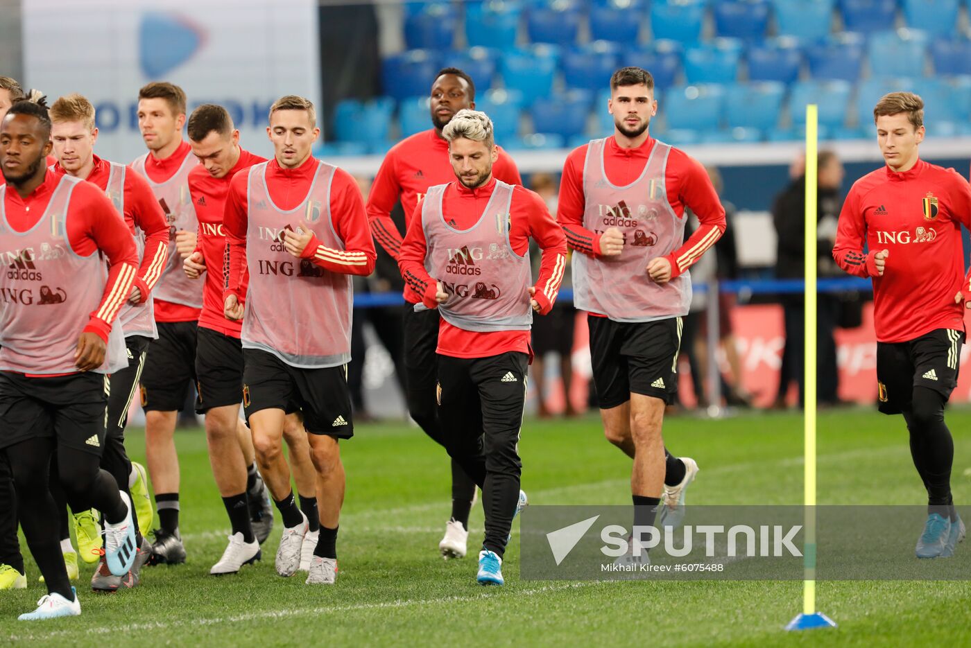 Russia Soccer Euro 2020 Belgium Training Session