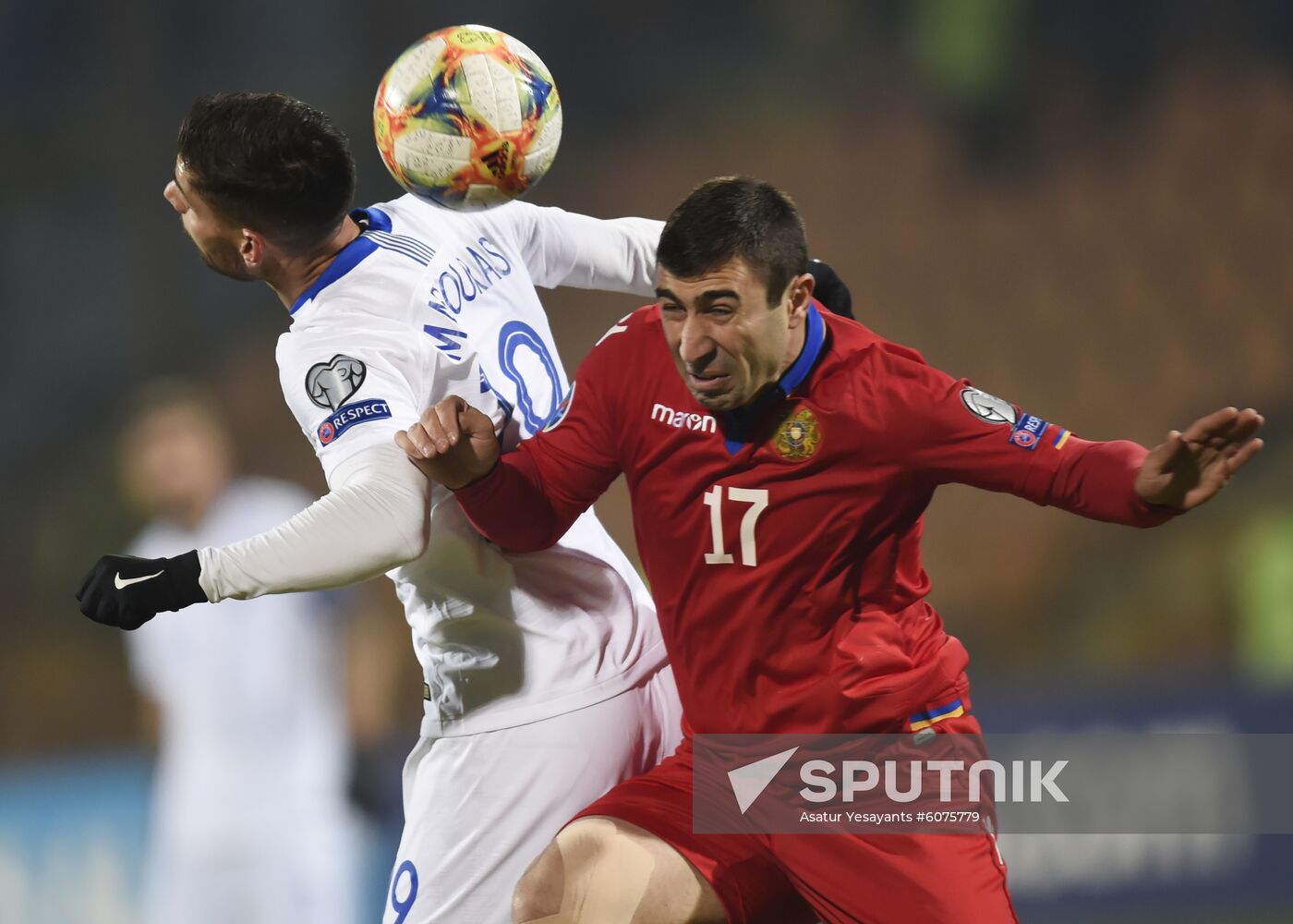 Armenia Soccer Euro 2020 Qualifier Armenia - Greece