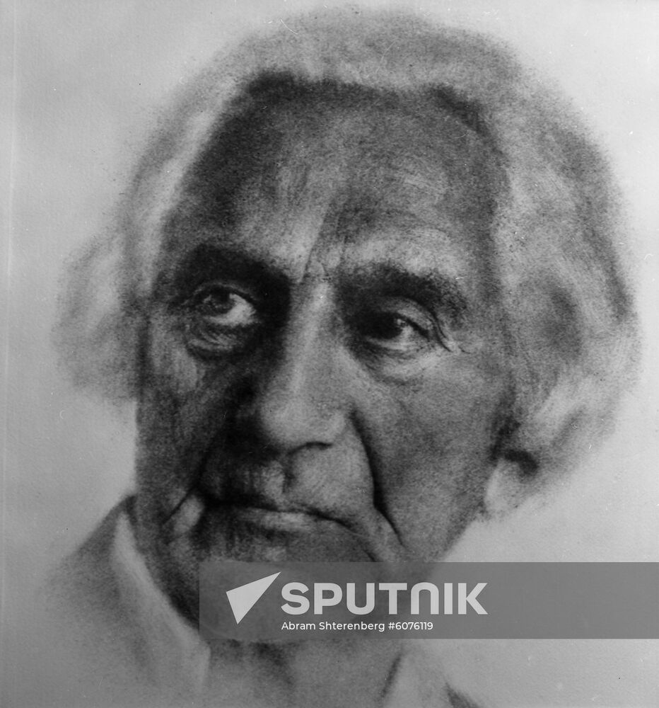 Portrait of artist Sergei Zakharov