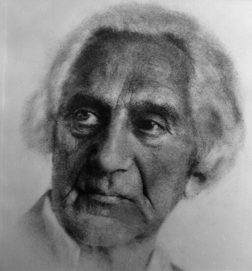Portrait of artist Sergei Zakharov