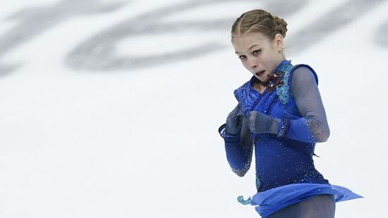 Russia Figure Skating Rostelecom Cup Ladies