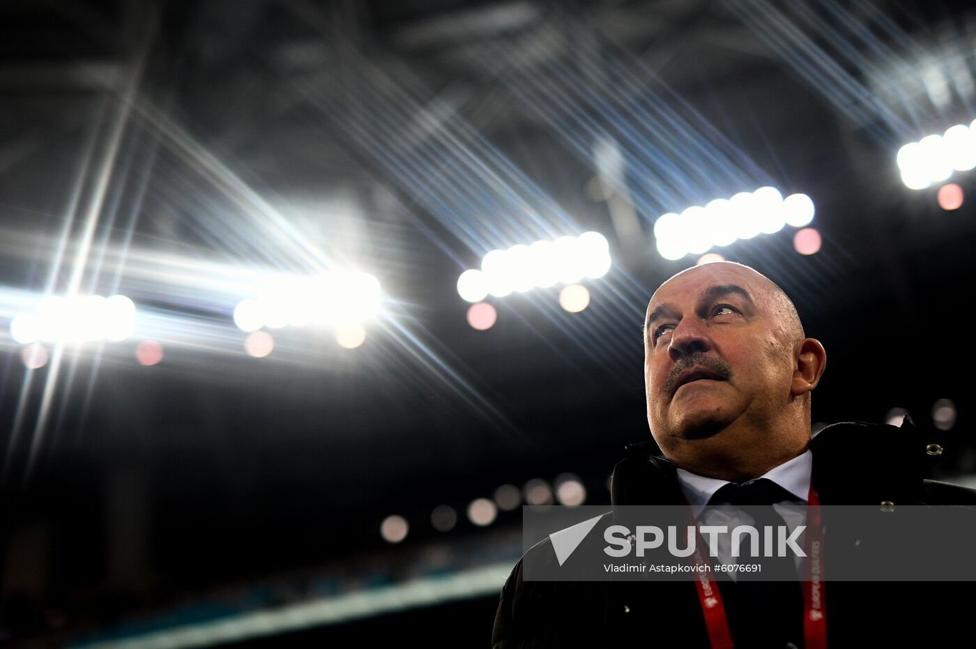 Russia Soccer Euro 2020 Qualifier Russia - Belgium