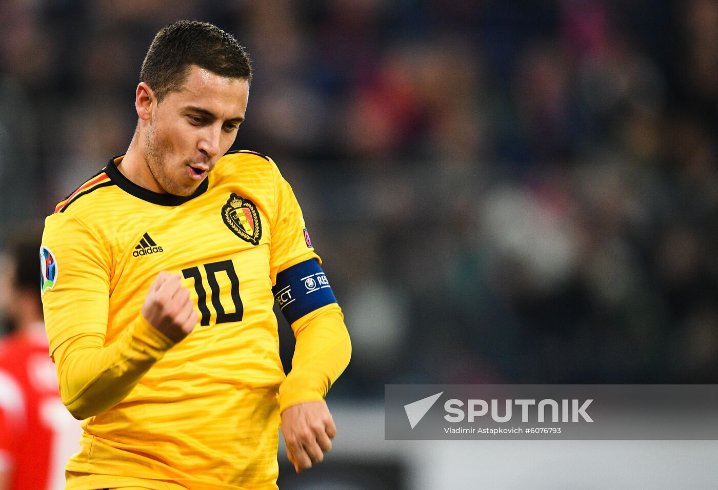 Russia Soccer Euro 2020 Qualifier Russia - Belgium