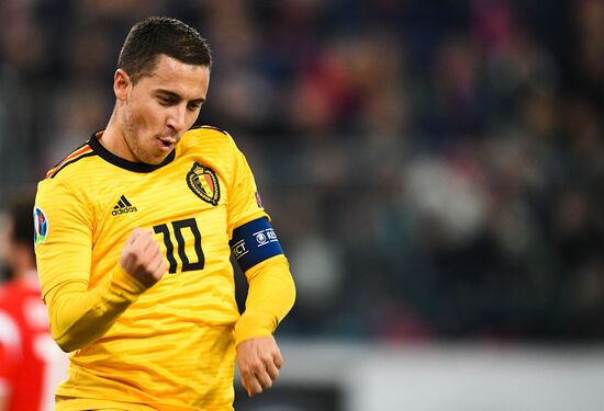 Russia Soccer Euro 2020 Qualifier Russia - Belgium