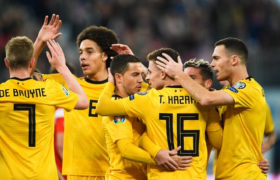 Russia Soccer Euro 2020 Qualifier Russia - Belgium