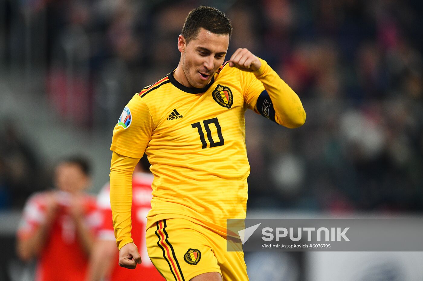 Russia Soccer Euro 2020 Qualifier Russia - Belgium