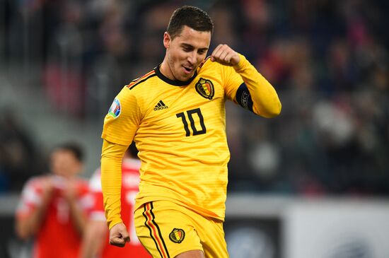 Russia Soccer Euro 2020 Qualifier Russia - Belgium