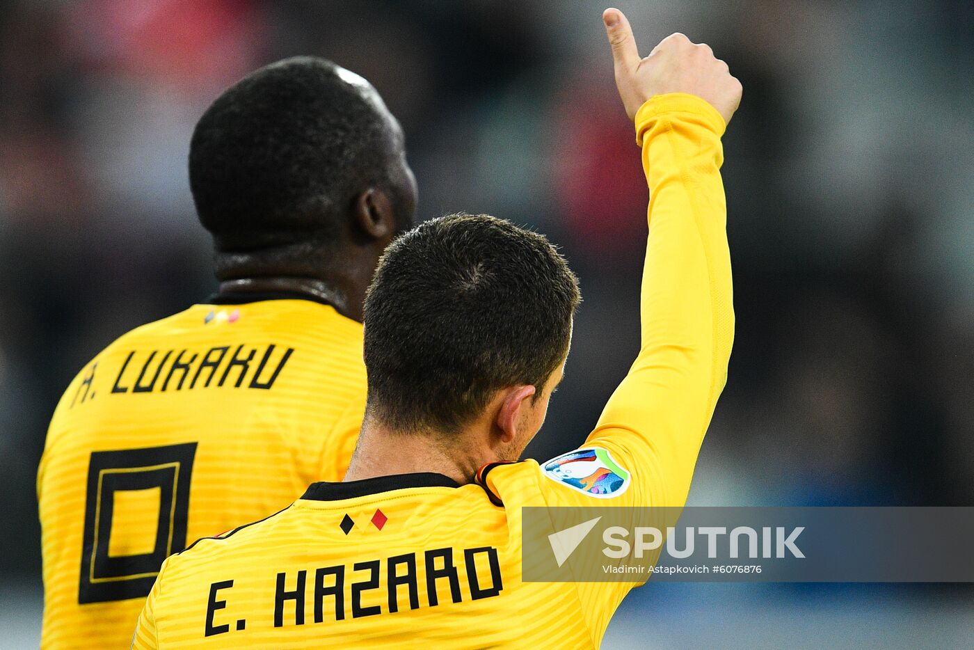 Russia Soccer Euro 2020 Qualifier Russia - Belgium