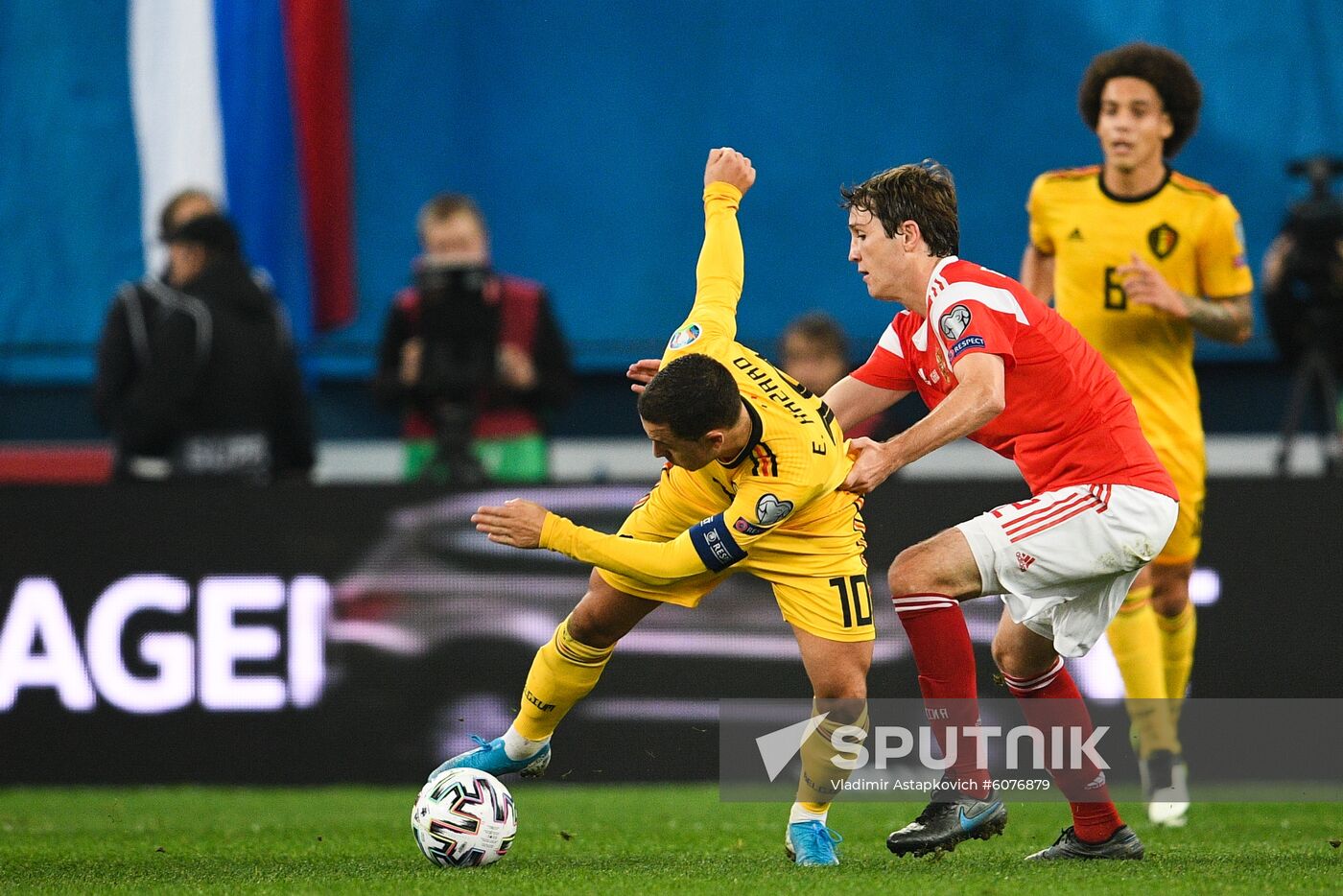 Russia Soccer Euro 2020 Qualifier Russia - Belgium