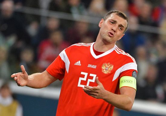 Russia Soccer Euro 2020 Qualifier Russia - Belgium