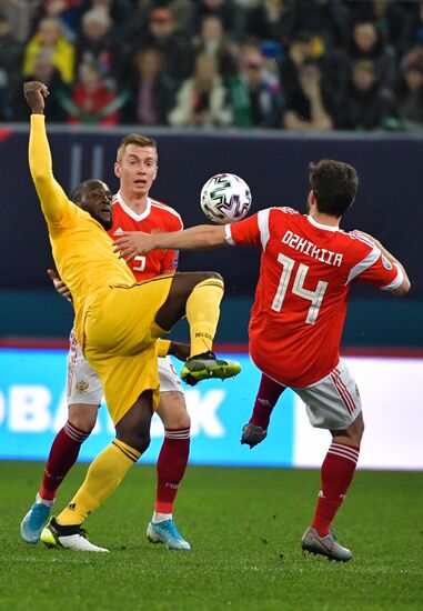 Russia Soccer Euro 2020 Qualifier Russia - Belgium