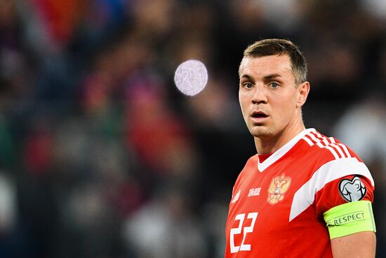 Russia Soccer Euro 2020 Qualifier Russia - Belgium