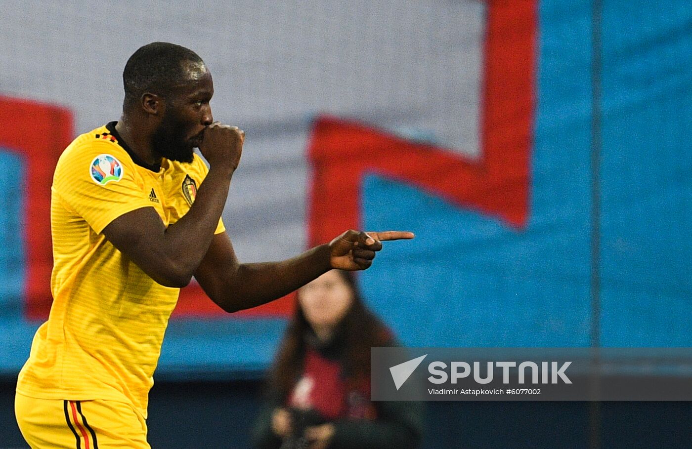 Russia Soccer Euro 2020 Qualifier Russia - Belgium