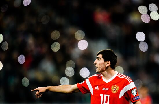 Russia Soccer Euro 2020 Qualifier Russia - Belgium