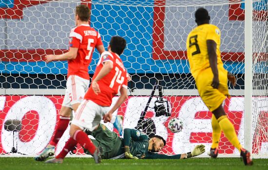 Russia Soccer Euro 2020 Qualifier Russia - Belgium