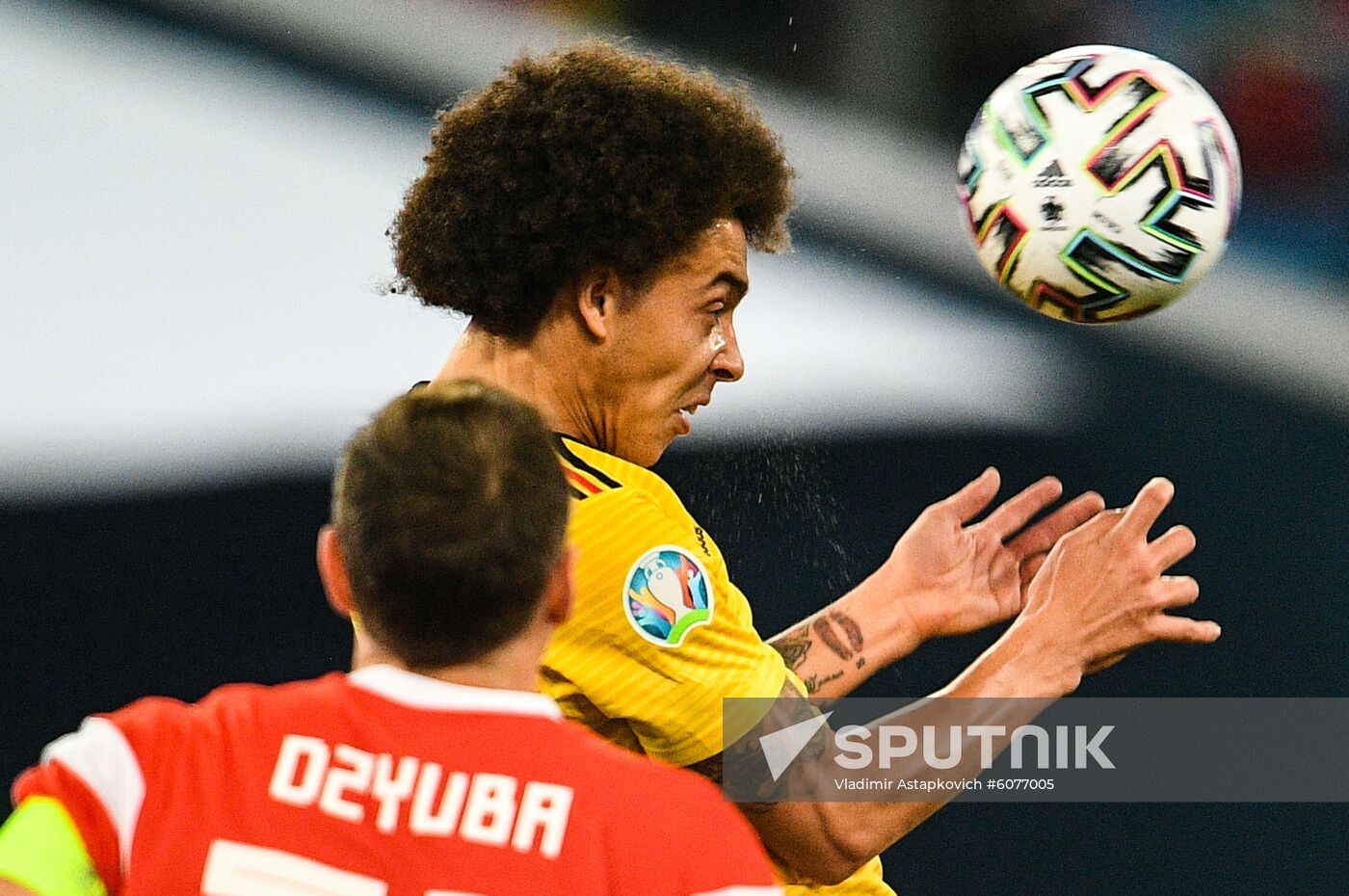 Russia Soccer Euro 2020 Qualifier Russia - Belgium