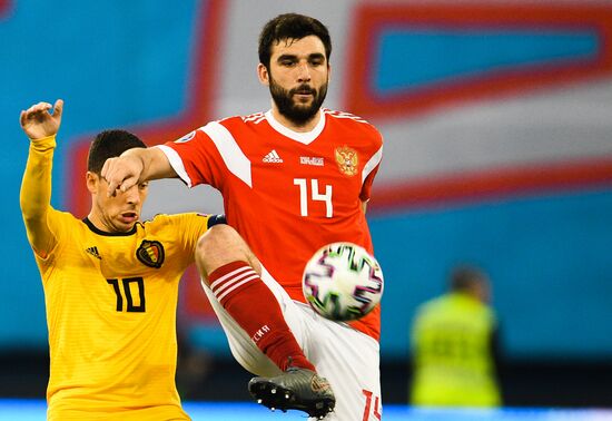 Russia Soccer Euro 2020 Qualifier Russia - Belgium