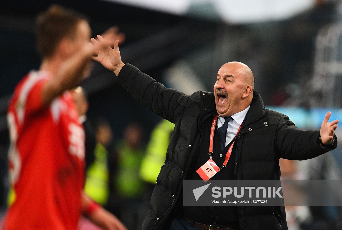 Russia Soccer Euro 2020 Qualifier Russia - Belgium
