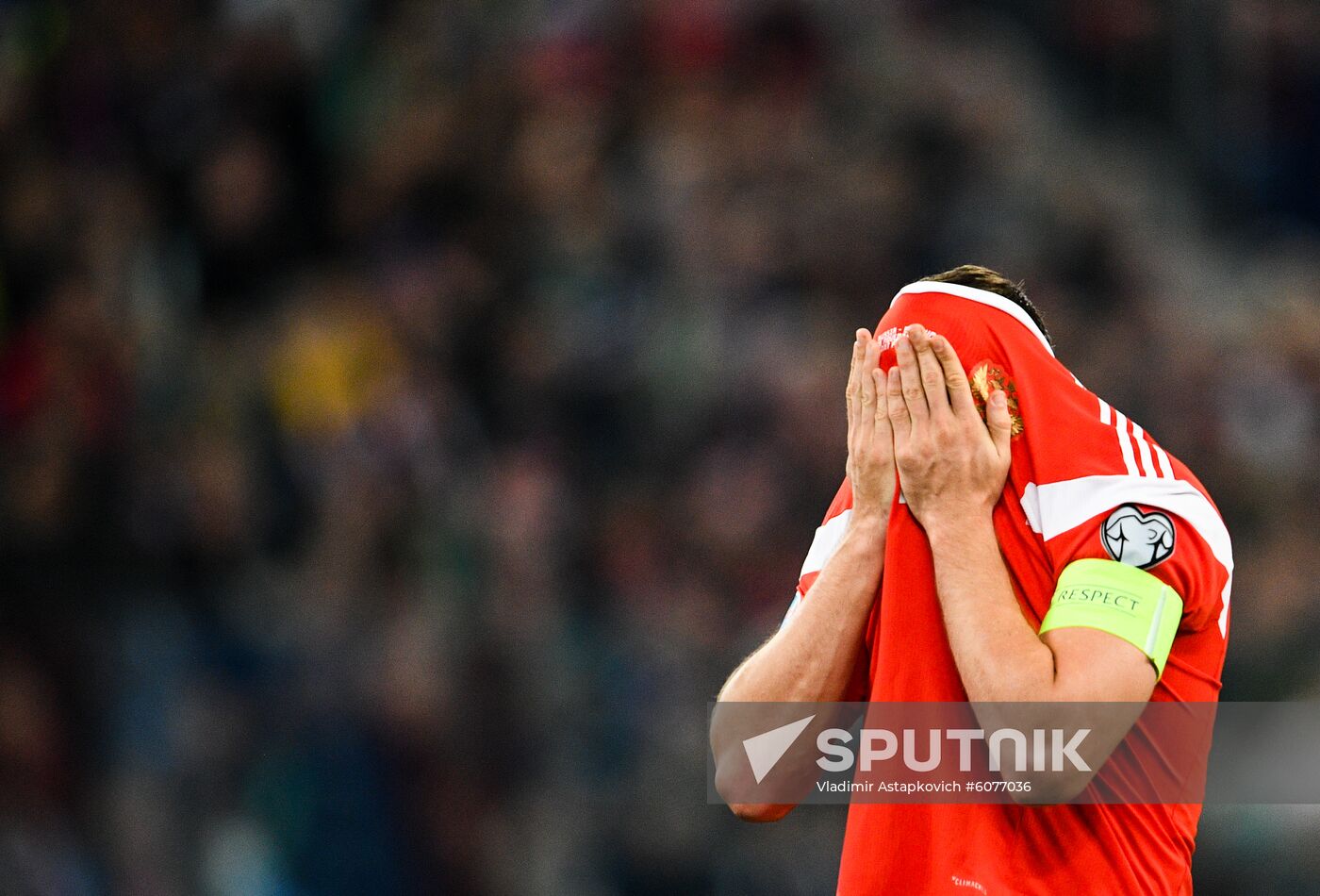 Russia Soccer Euro 2020 Qualifier Russia - Belgium
