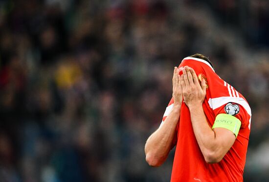 Russia Soccer Euro 2020 Qualifier Russia - Belgium