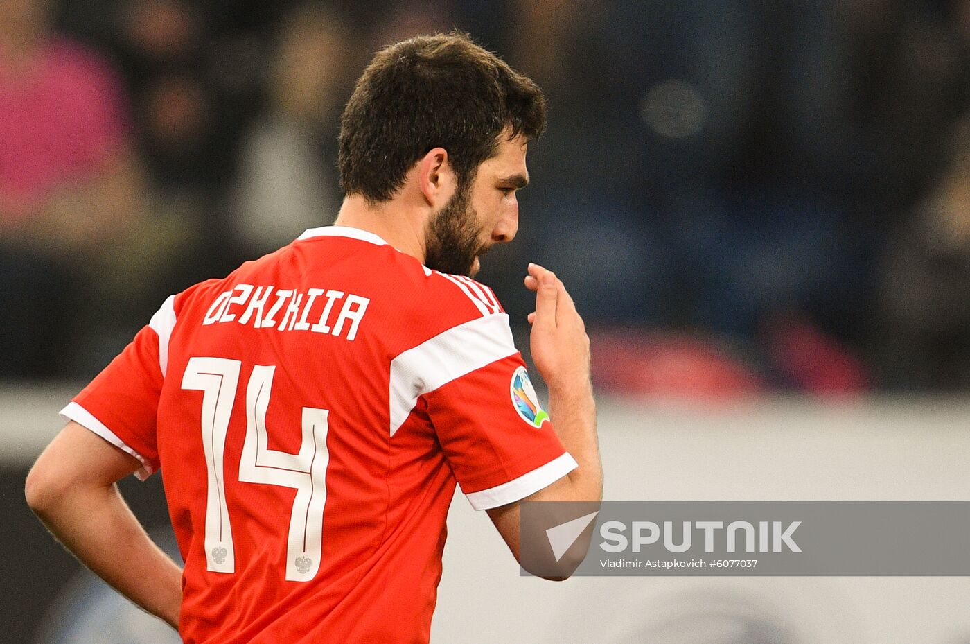 Russia Soccer Euro 2020 Qualifier Russia - Belgium