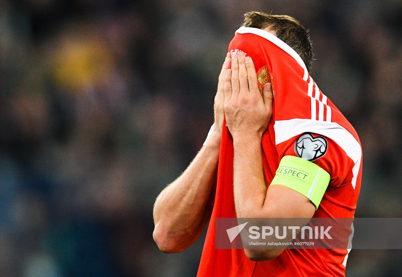 Russia Soccer Euro 2020 Qualifier Russia - Belgium