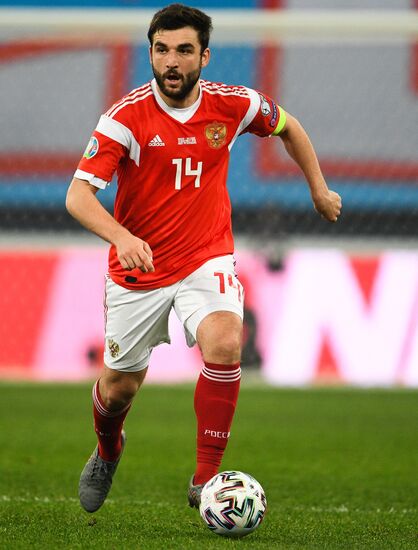 Russia Soccer Euro 2020 Qualifier Russia - Belgium