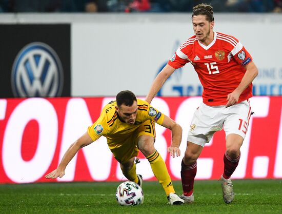 Russia Soccer Euro 2020 Qualifier Russia - Belgium