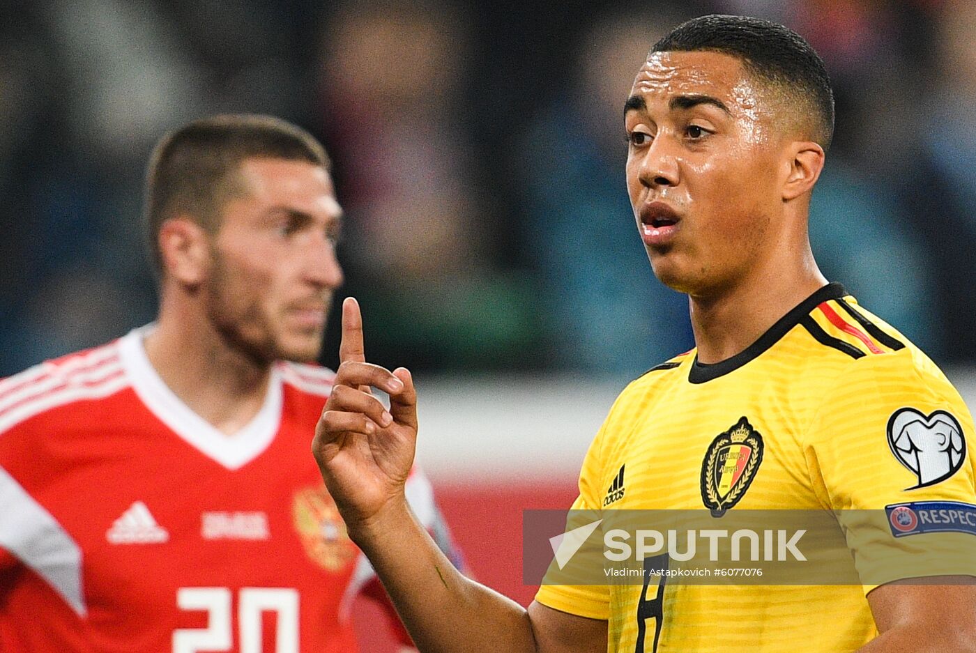 Russia Soccer Euro 2020 Qualifier Russia - Belgium
