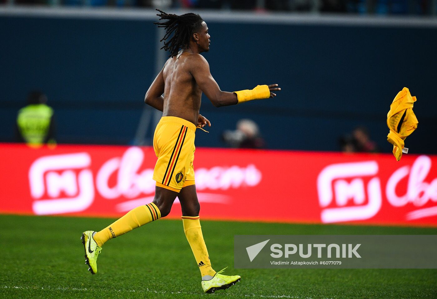Russia Soccer Euro 2020 Qualifier Russia - Belgium