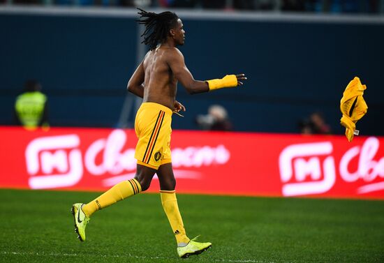 Russia Soccer Euro 2020 Qualifier Russia - Belgium