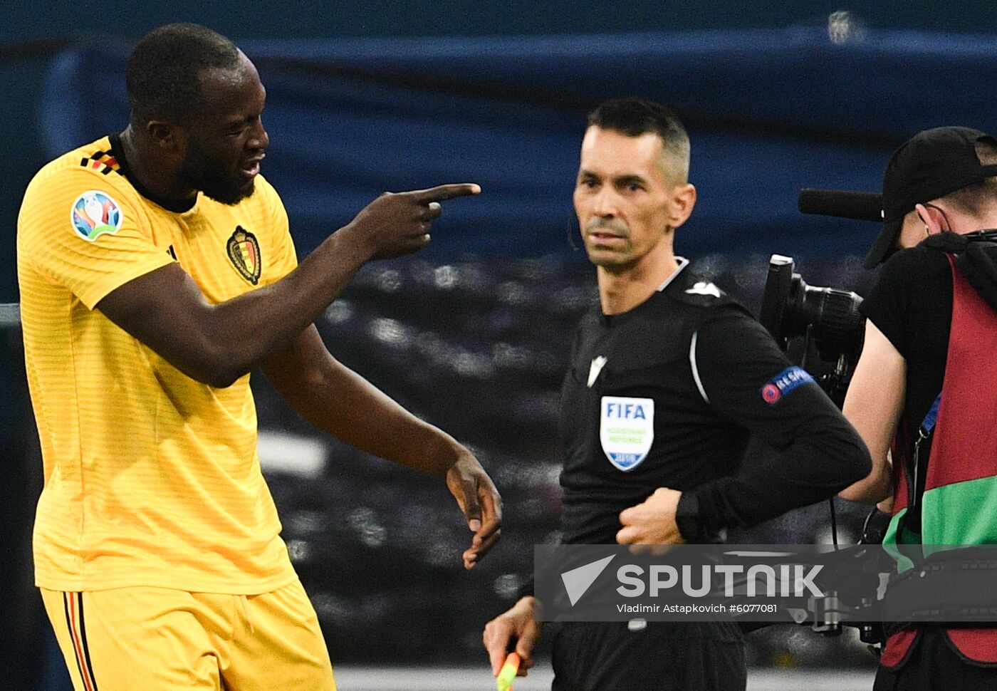 Russia Soccer Euro 2020 Qualifier Russia - Belgium