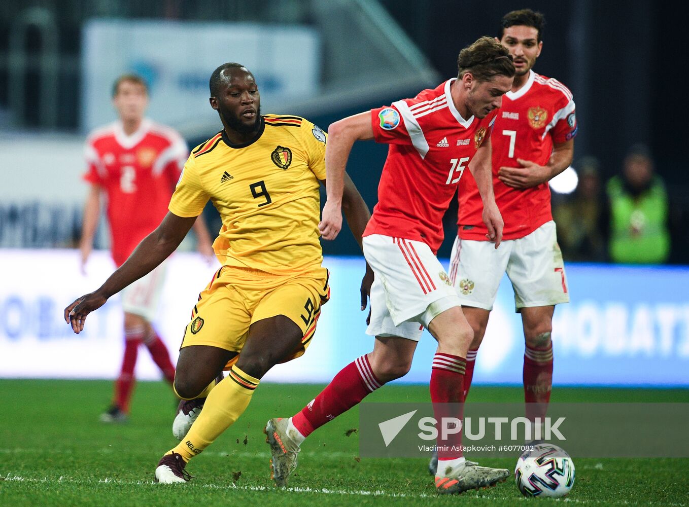 Russia Soccer Euro 2020 Qualifier Russia - Belgium