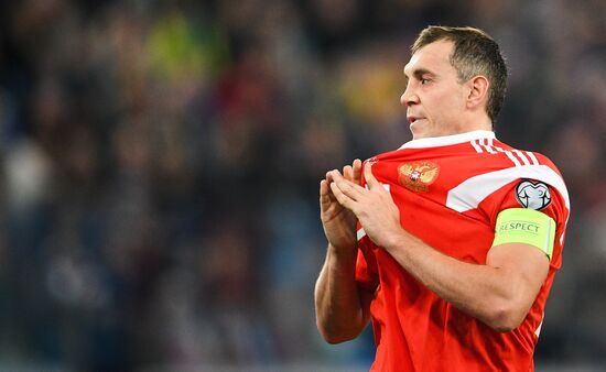 Russia Soccer Euro 2020 Qualifier Russia - Belgium
