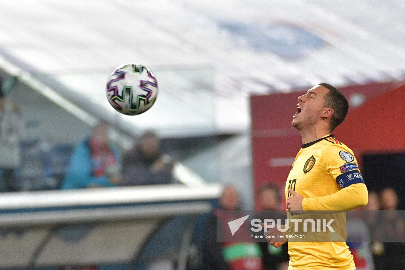 Russia Soccer Euro 2020 Qualifier Russia - Belgium