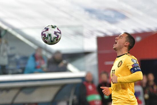 Russia Soccer Euro 2020 Qualifier Russia - Belgium