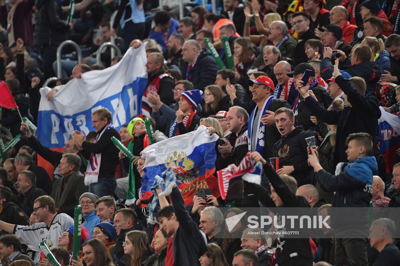 Russia Soccer Euro 2020 Qualifier Russia - Belgium