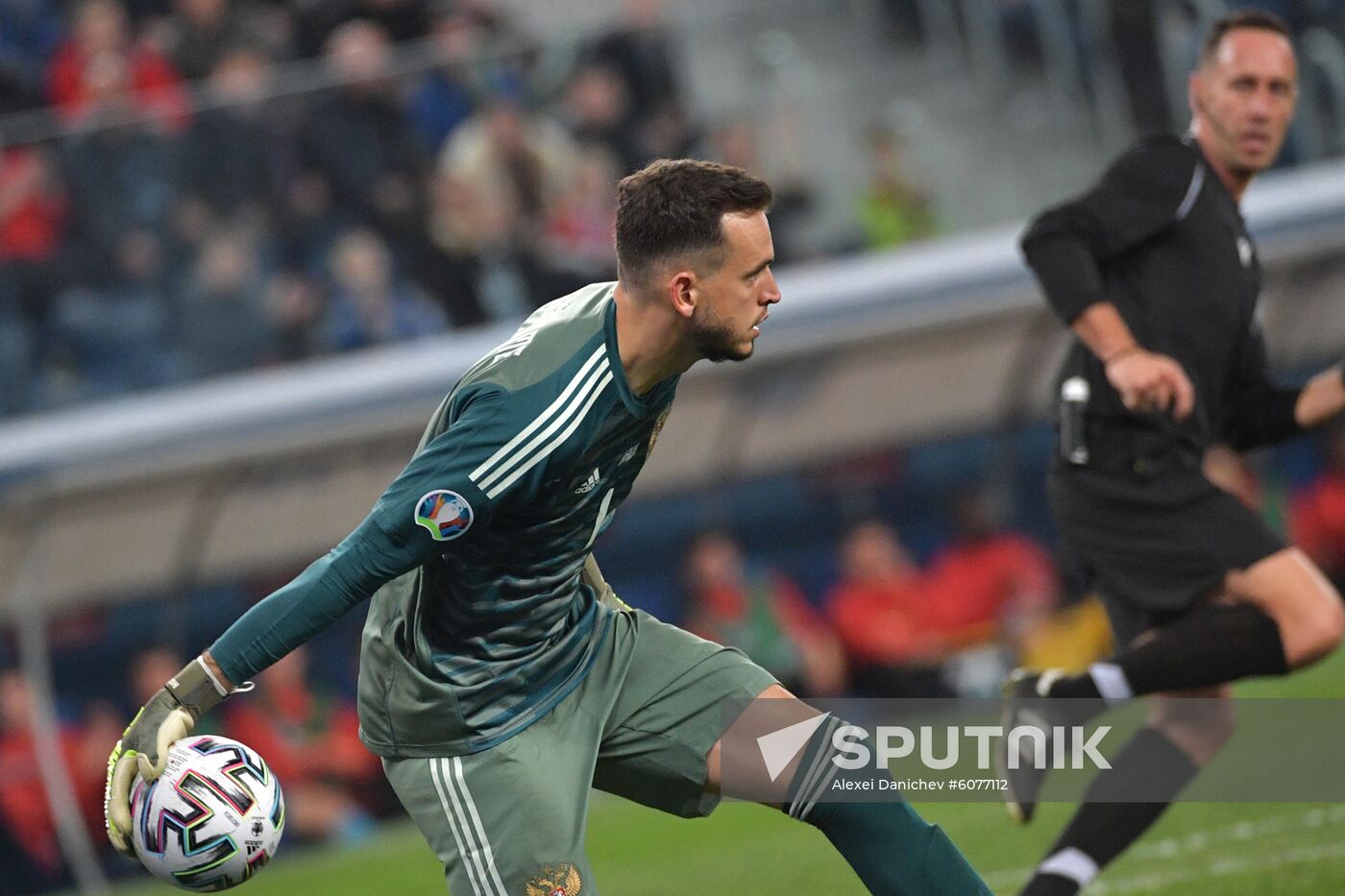 Russia Soccer Euro 2020 Qualifier Russia - Belgium