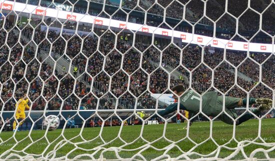 Russia Soccer Euro 2020 Qualifier Russia - Belgium