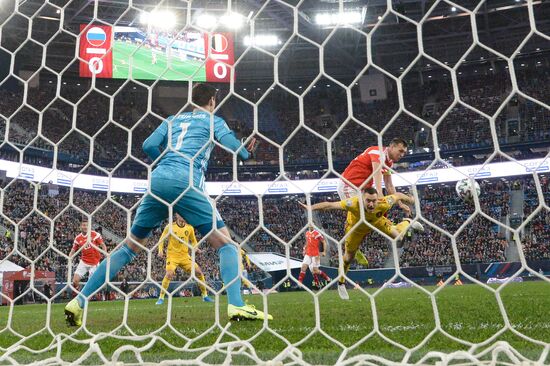 Russia Soccer Euro 2020 Qualifier Russia - Belgium