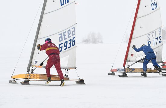 Russia Ice Yachting