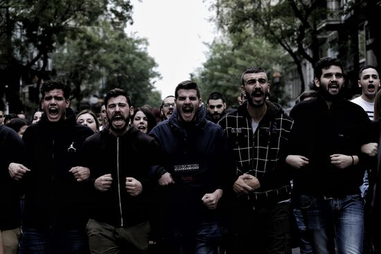 Greece Polytechnic Student Uprising Anniversary