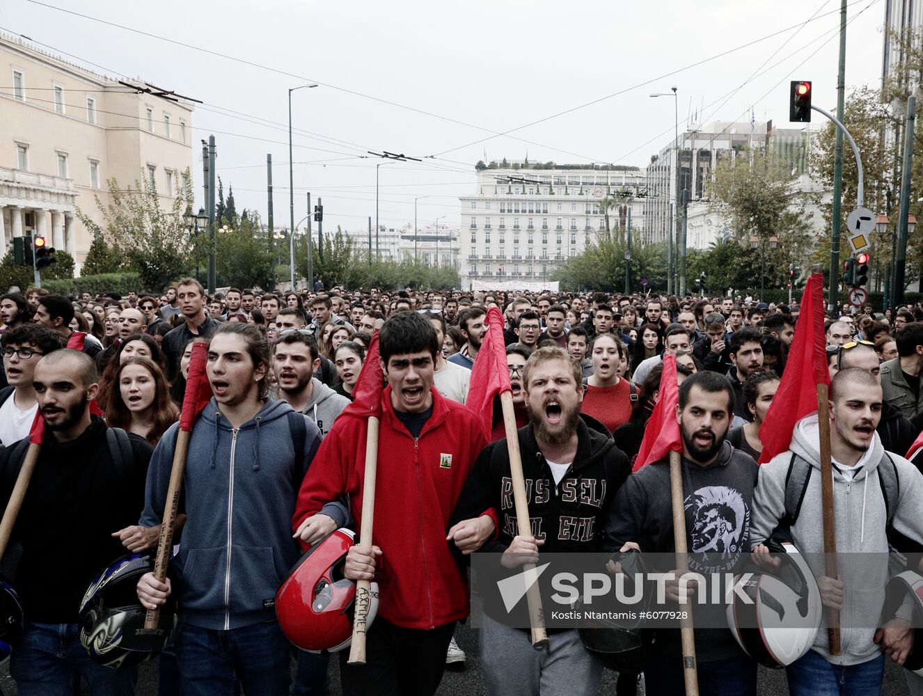 Greece Polytechnic Student Uprising Anniversary