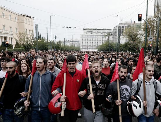 Greece Polytechnic Student Uprising Anniversary