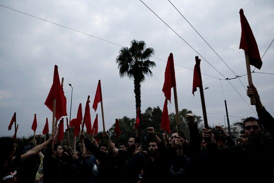 Greece Polytechnic Student Uprising Anniversary