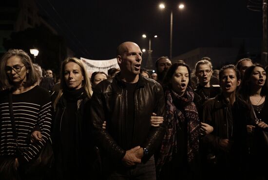Greece Polytechnic Student Uprising Anniversary