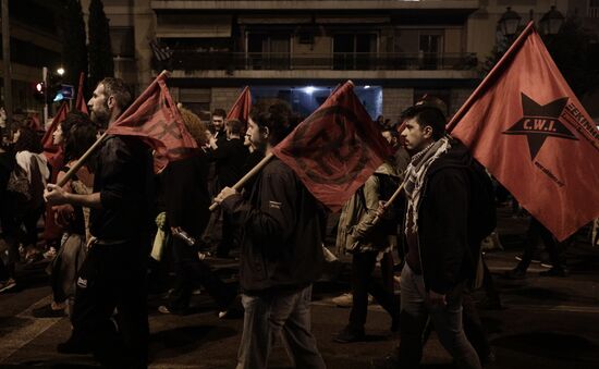 Greece Polytechnic Student Uprising Anniversary