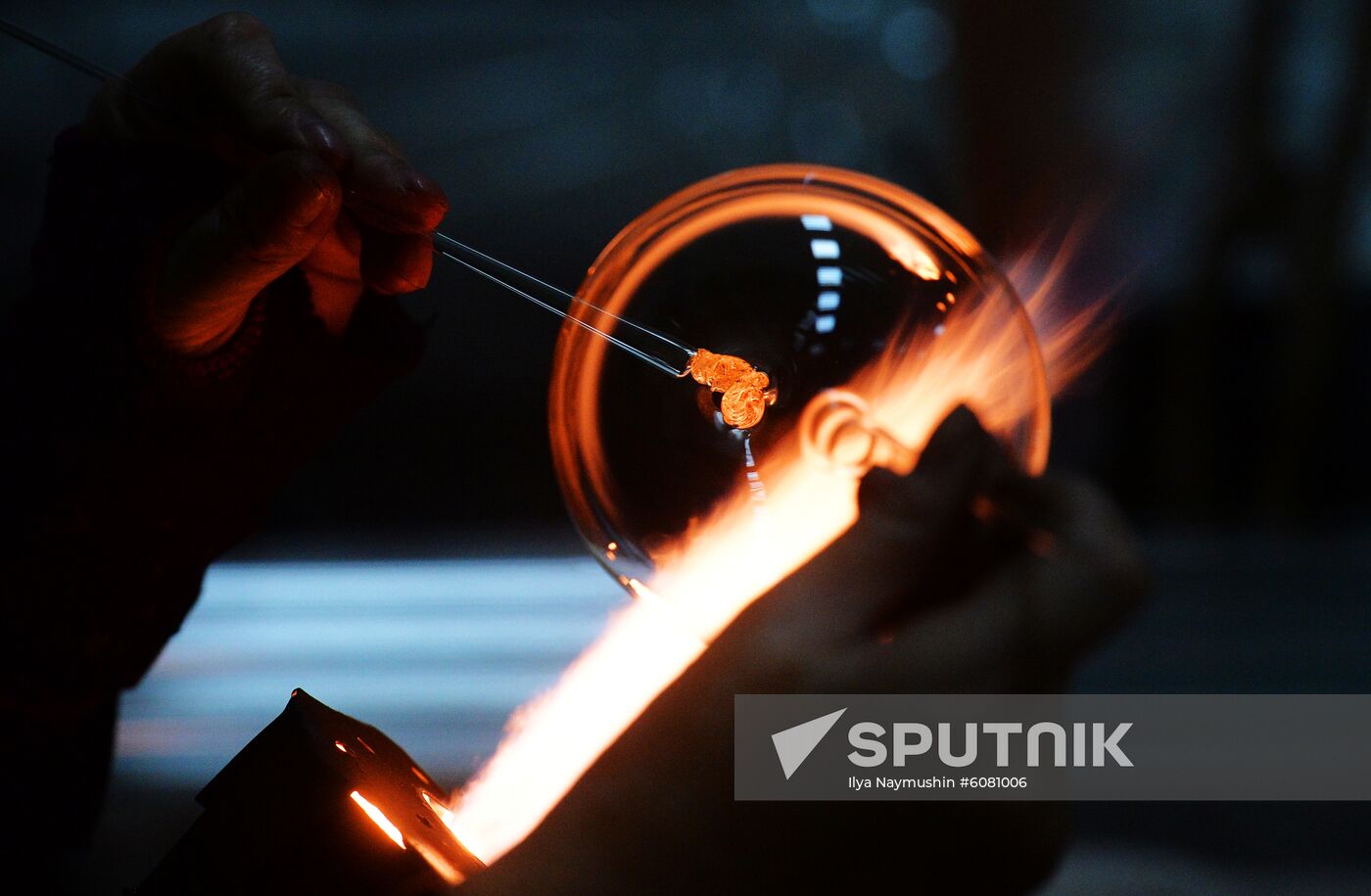 Christmas tree decorations made at Biryusinka factory in Krasnoyarsk